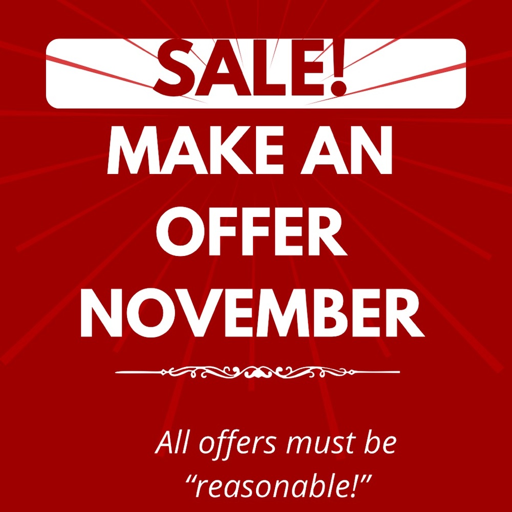 NOVEMBER SALE DAYS!